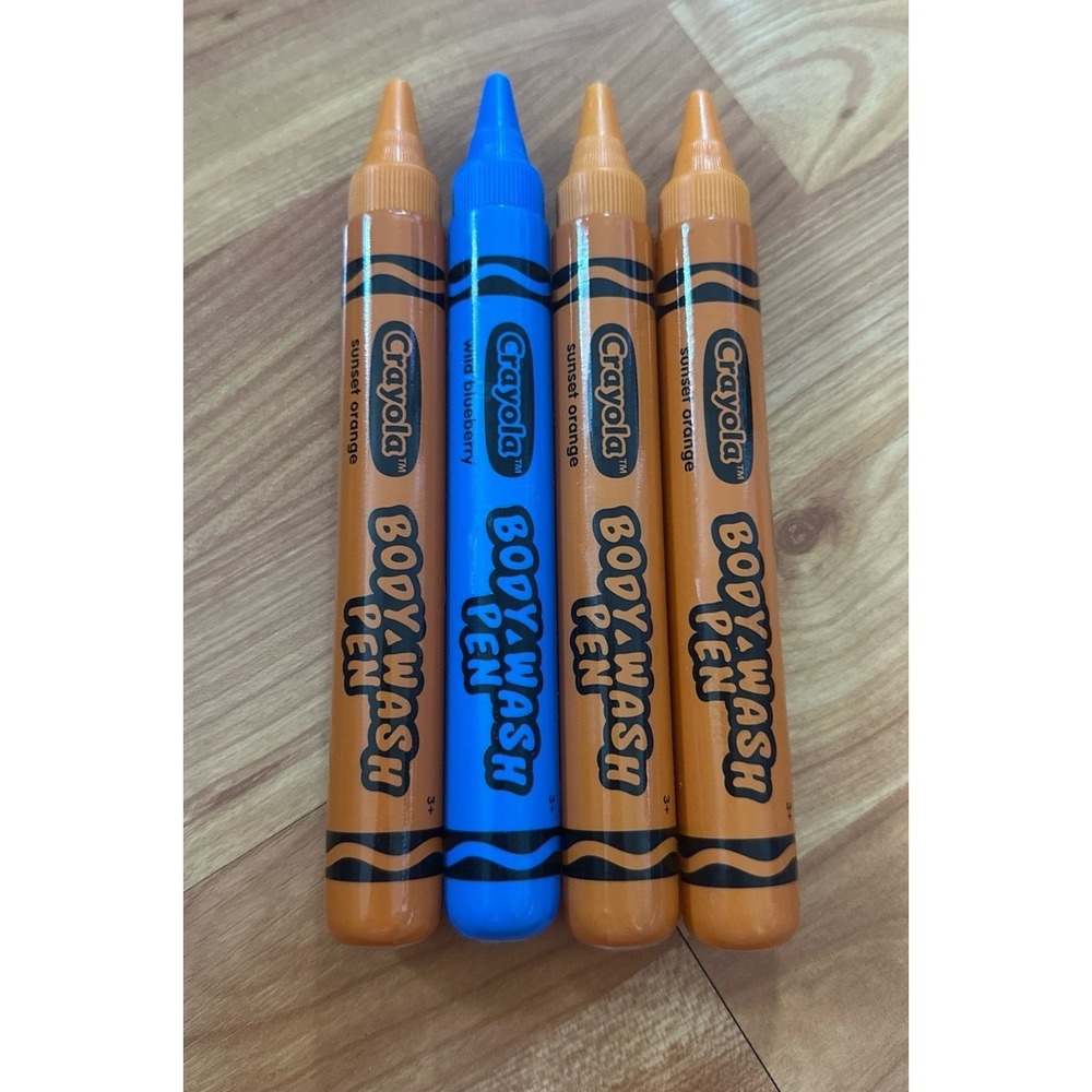 4 Crayola Body Wash Pens‎
